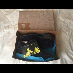 Very Volatile Velvet Booties - Size 10